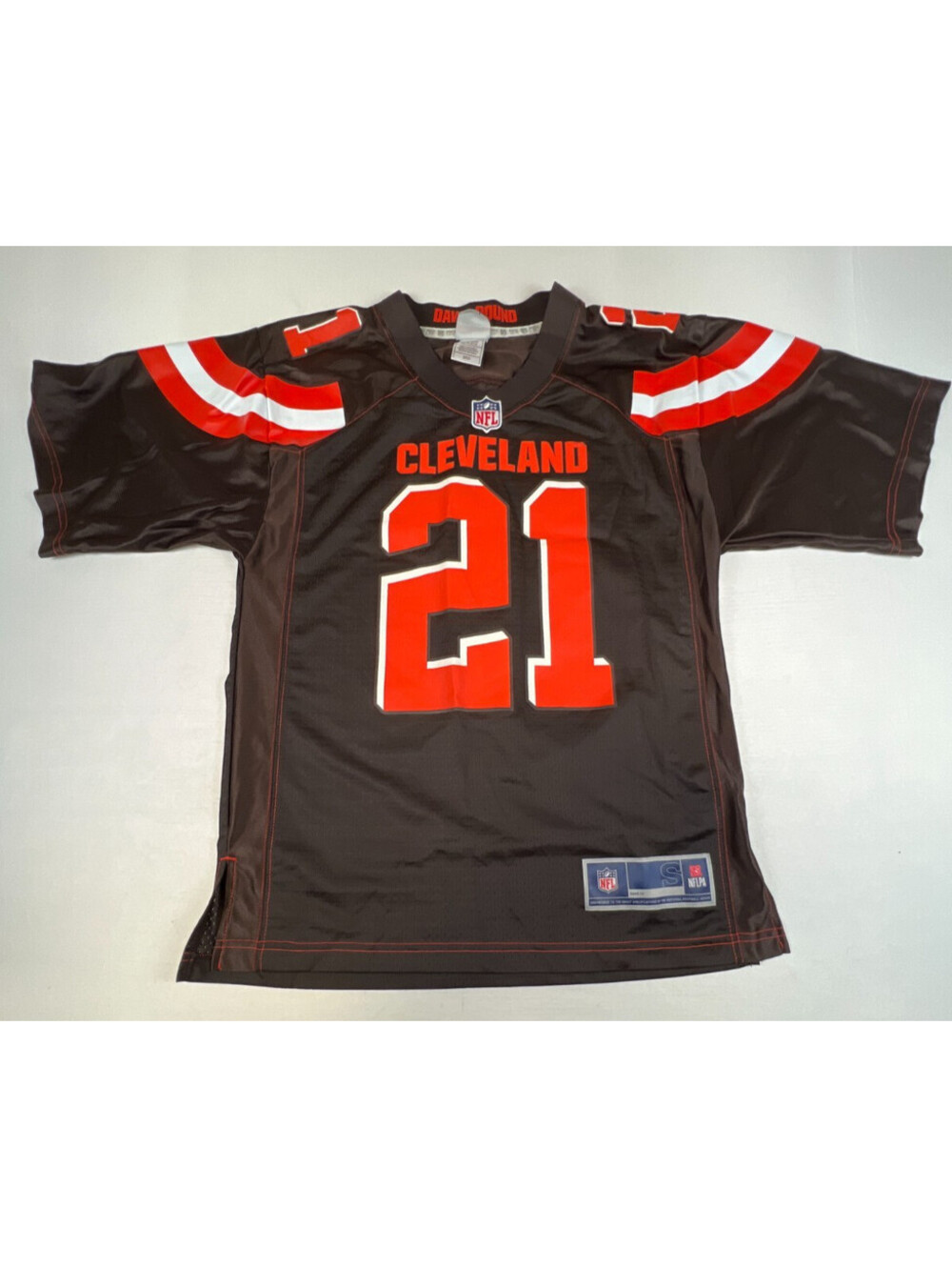 NFL Pro Line Cleveland Browns #21 Denzel Ward Brown Mesh Jersey Youth Small S